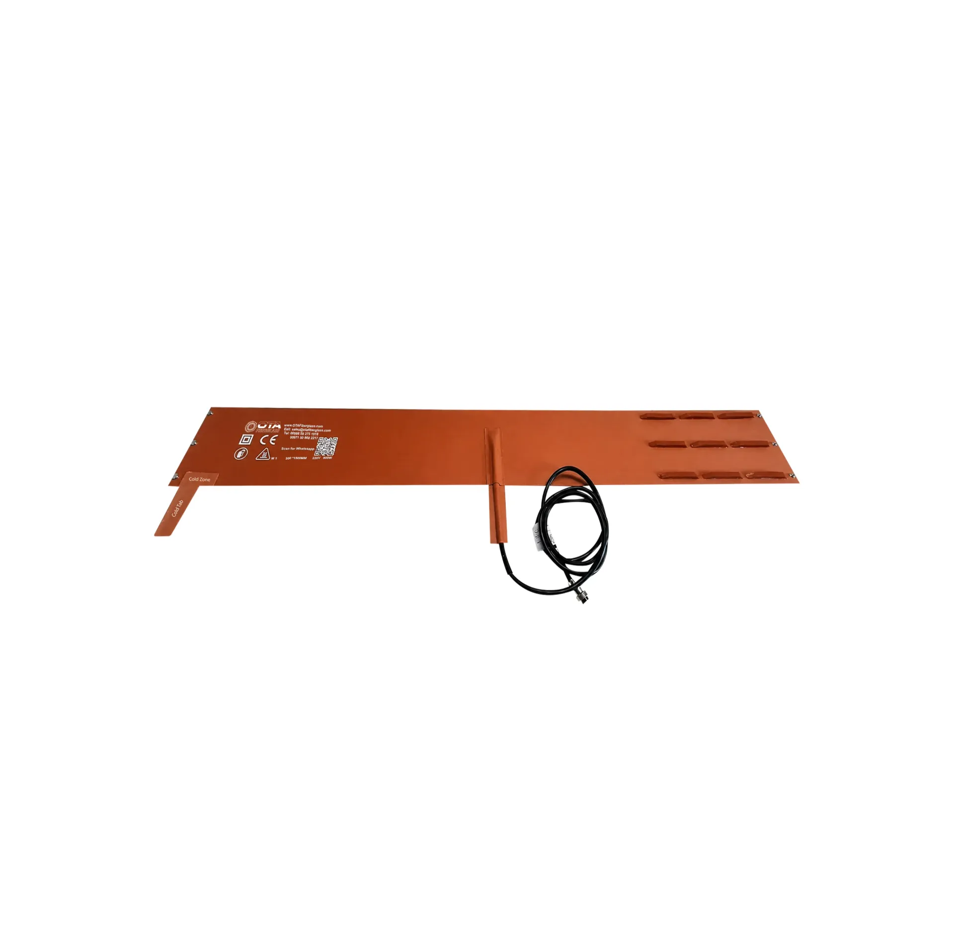 OTA Fiberglass Matrix Heating Blanket 200x1500mm