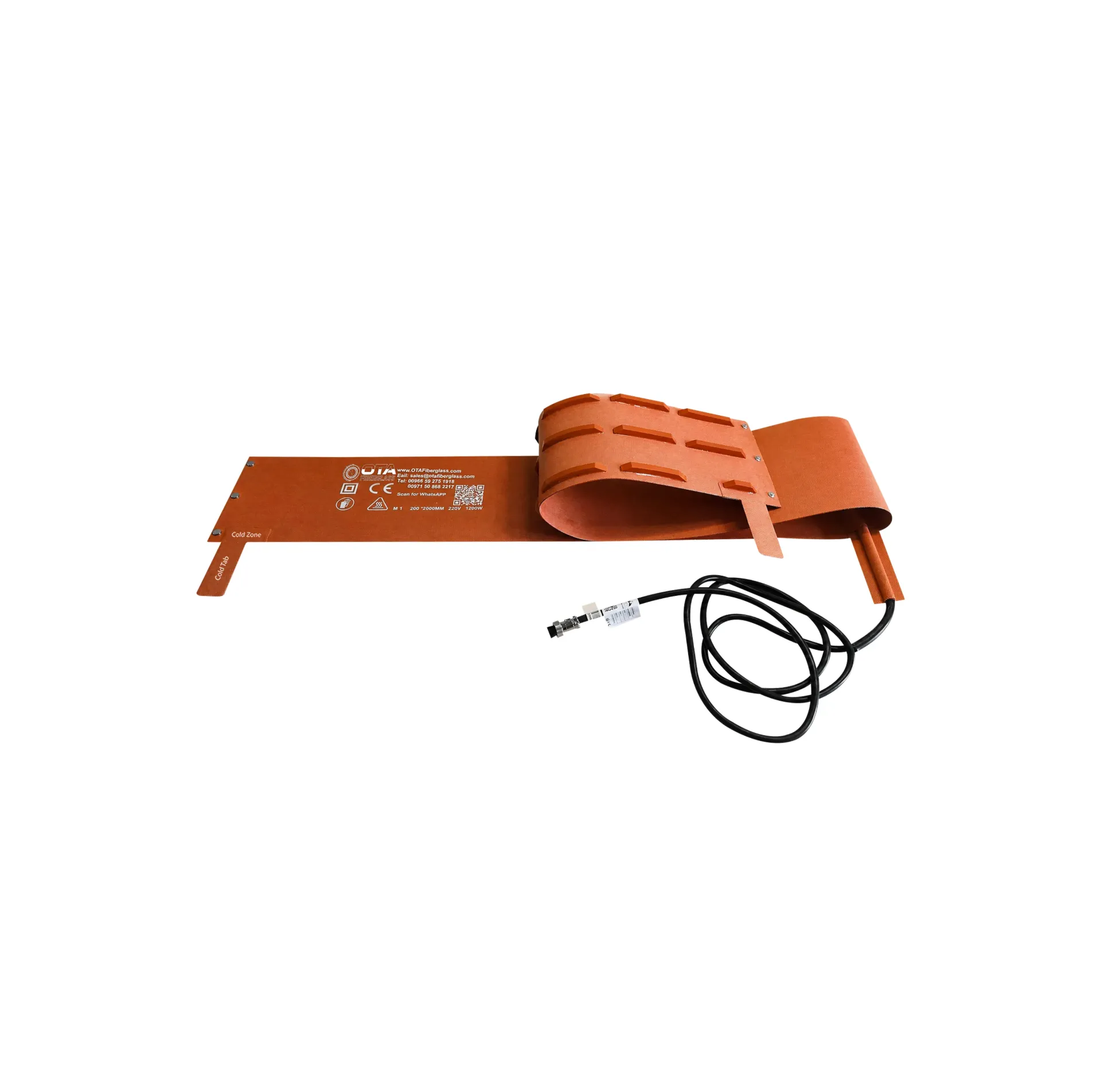 OTA Fiberglass M1 Heating Blanket 10-12" (250mm-300mm)