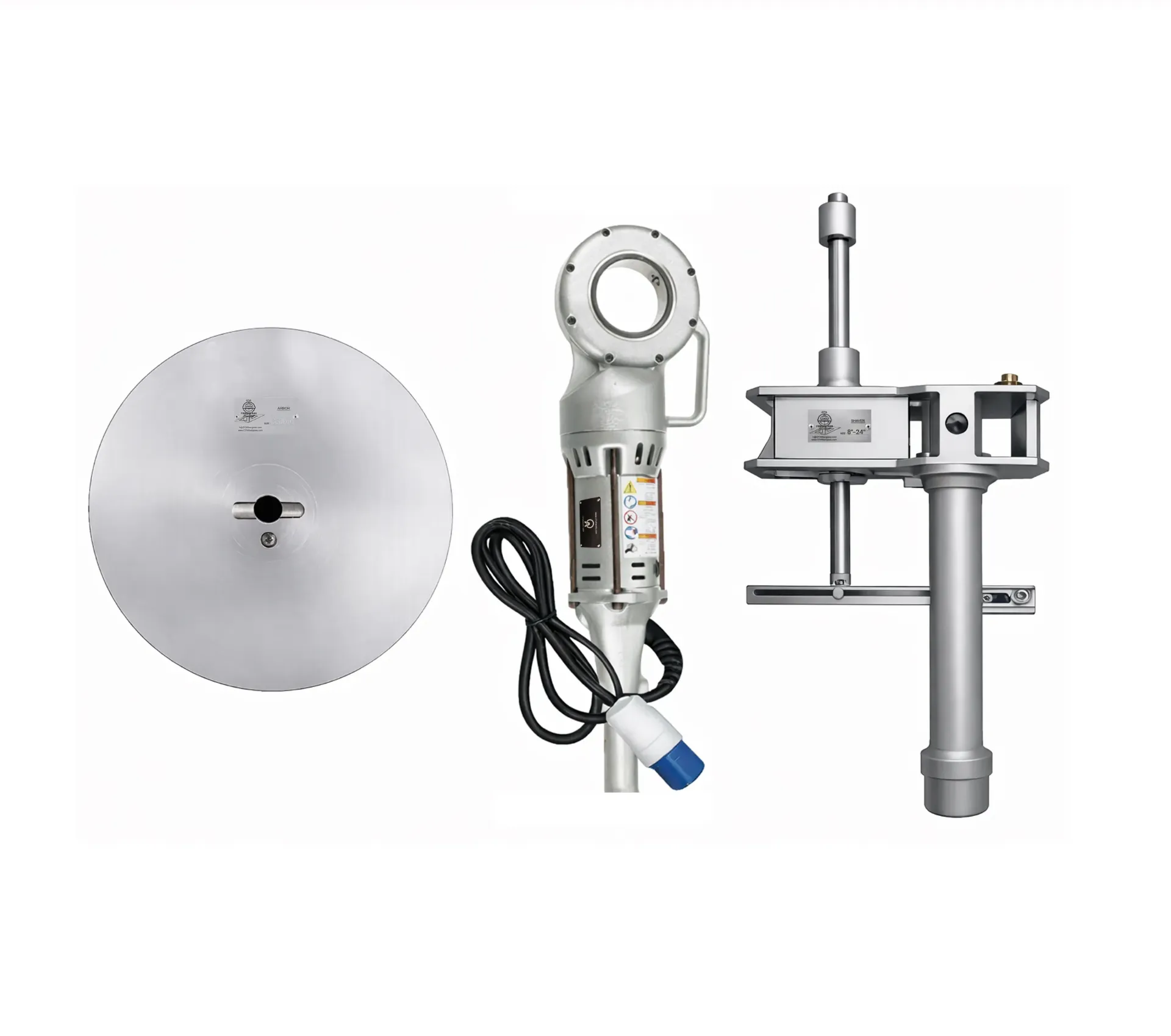 OTA Fiberglass Pipe Shaver 16-24" | 400mm-600mm Powered by OToAworks 230V and Spare Parts Tool Kit Set