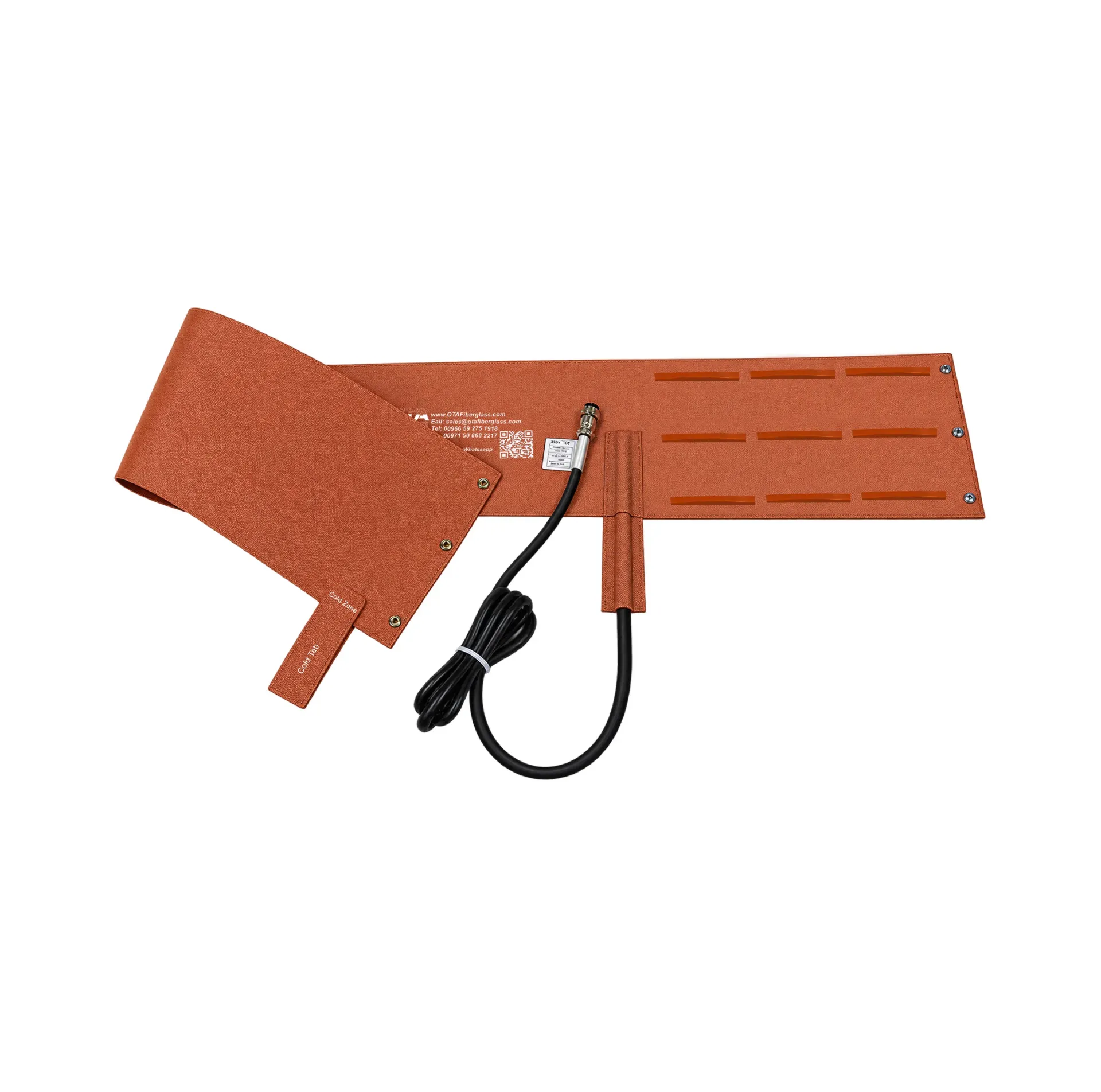 OTA Fiberglass Matrix Heating Blanket 250x1500mm
